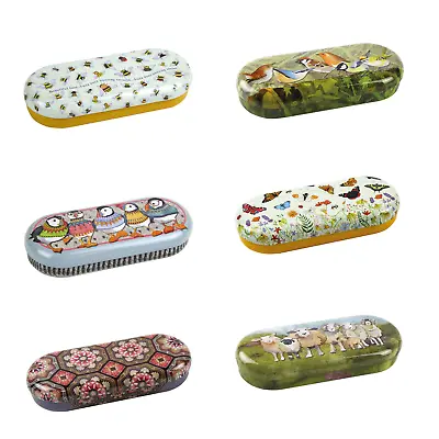 Emma Ball Spectacles Glasses Case Sunglasses Felt Lined Metal Tins • £8.75