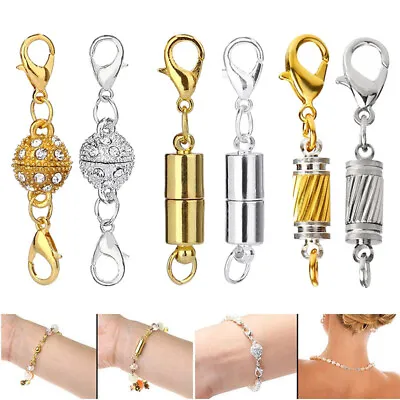 5PCS Magnetic Lobster Clasp Connector Necklace Bracelet Jewelry Making DIY • $2.49