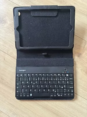 IPad Mini 4 3 2 1 Bluetooth Keyboard GERMAN Tastatur Case Cover Stand Kensington • £2.50