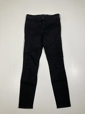 HOLLISTER HIGH RISE JEGGING Jeans - W27 L26 - Black - Great Condition - Women’s • £24.99