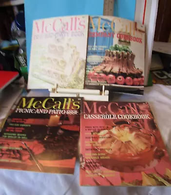 Lot Of 4 1965 McCall’s Cookbook Collection (1981 Print) #2 9 10 18 Good Shape • $3.99