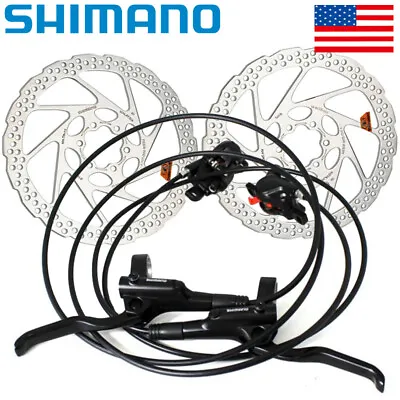 Shimano MT200 MTB Bike Hydraulic Disc Brake Front Rear RT10/RT30/RT56/RT64 Rotor • $88.99