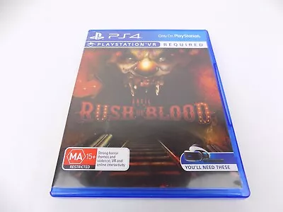 Mint Disc Playstation 4 Ps4 Until Dawn Rush Of Blood VR PSVR Free Postage • $29.90