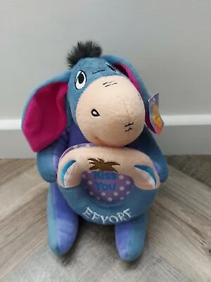 £3.50 • Buy New Tagged Disney Eeyore With Round Photo Frame Soft Plush Toy Collectable Rare