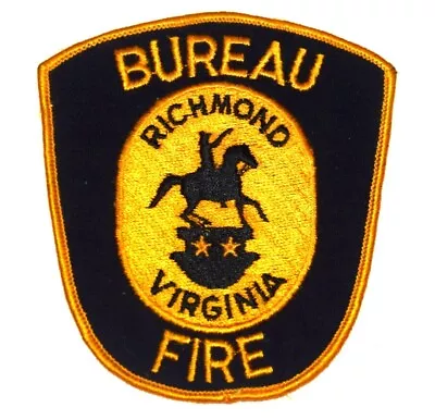 $5.99 • Buy RICHMOND VIRGINIA VA Fire Patch EMS Rescue Public Safety BUREAU OF FIRE