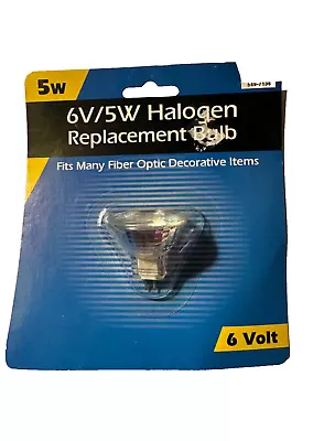 HALOGEN REPLACEMENT BULB For VINTAGE FIBER OPTIC TREES & FIGURES Small 6V/5W • $10