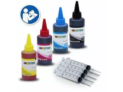 4x 100ml Refill Ink For Epson 138 T138 Workforce 845 WF-3520/3530/3540 Nonoem • $19.90