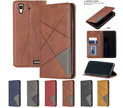 Oppo R7 Pu Leather Slim Flip Case Patterned Collage Style • $8.50