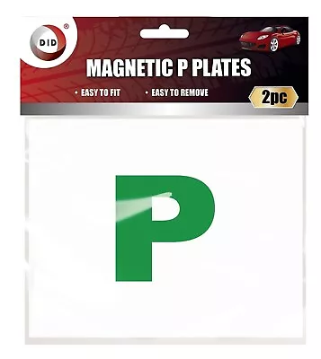 2 X Green Fully Magnetic Learner Driver P Plates Just Passed Driving Safety Car • £1.49