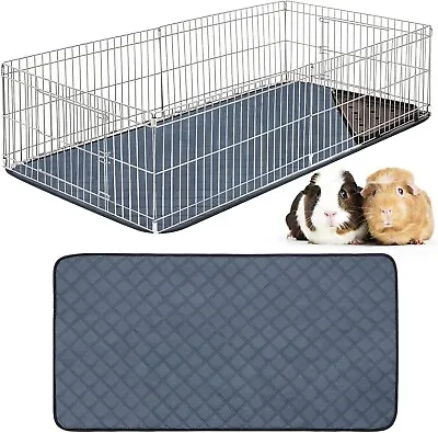 Guinea Pig Cage Liners Fast Absorbent Guinea Pig Fleece Bedding Leakproof Bottom • £13.49