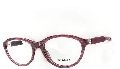 CHANEL - Womens Eyeglasses -  3266 1440 - Cyclamen Burgundy - Line Glitter  • $280