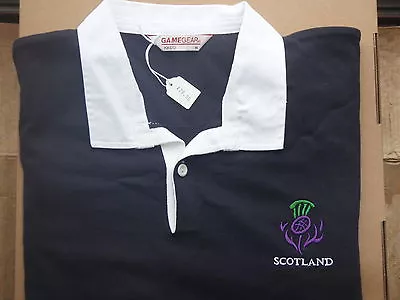 Scotland Scottish Scots  Rugby Shirt With Thistle Large • £19.99