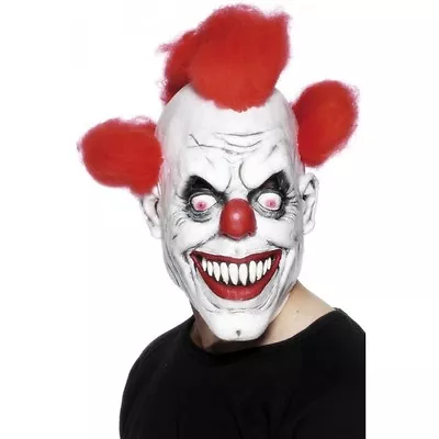 Adult Clown Mask Scary 3/4 Mask Circus Masquerade Costume Fancy Dress Party  • $24.90