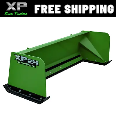 6' Xp24 John Deere Snow Pusher Tractor Loader- Free Shipping- Jd Quick Attach • $1750