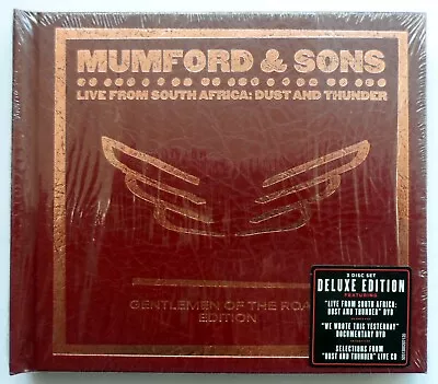 MUMFORD & SONS - LIVE FROM SOUTH AFRICA : DUST AND THUNDER 2xDVD + CD *SEALED* • £14.99