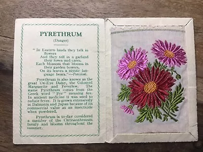 Kensitas Silk Flowers-PYRETHRUM-1930s-1st Series-Medium-#47-Folder • £1.75