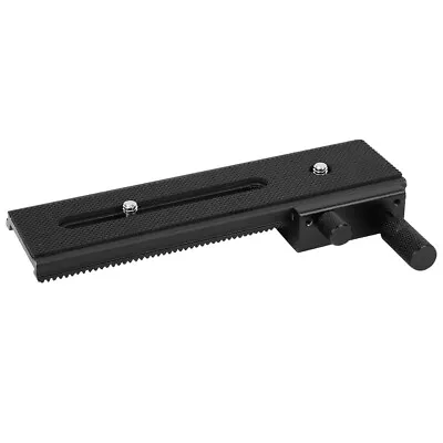 Sliding Mounting Plate Aluminium Alloy 160*93mm Macro Rail 100mm Movable Range • £16.49