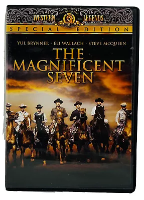 THE MAGNIFICENT SEVEN Special Edition DVD W/ Yul Brynner Steve McQueen • $5