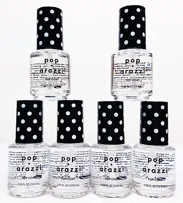 Pop-arazzi Nail Polish # 415688 My Tips Are Sealed Clear 0.5 Fl Oz Lot Of 6 • $12.99