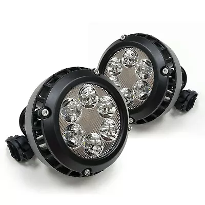 Fit 07-11 Mustang Shelby GT500 LED Fog Lights Pair Set W/Bulbs - Clear • $76.22