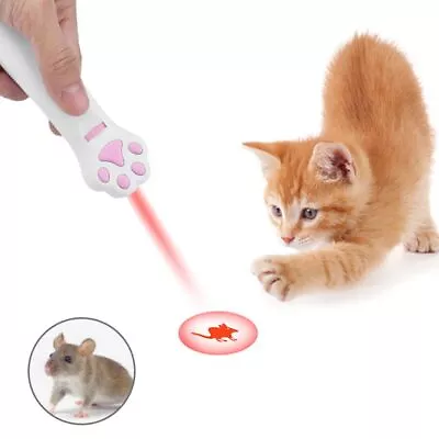 Cat Mouse Toys Cat Laser Toy Pet LED Laser Interactive Toy Cat Toy Pointer • £5.45