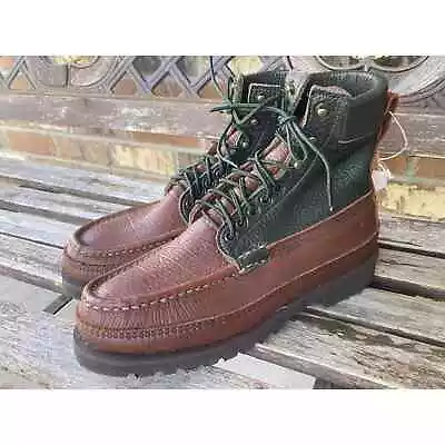 Mint Size 7 & 7.5 Russell Moccasin Bird Shooter Two Tone Leather Hunting Boots • $299