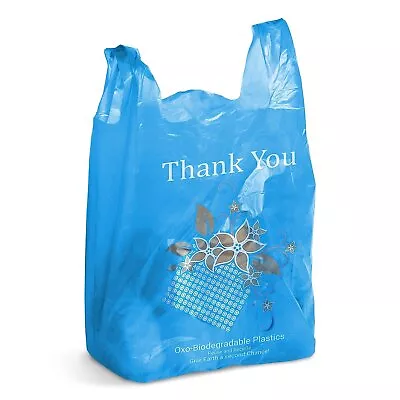 T-Shirt Thank You Plastic Grocery Store Shopping Carry Out Bag 500ct 16x8x26 • $133.74