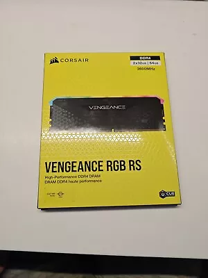 CORSAIR VENGEANCE RGB PRO 64GB (2x32GB) PC4-28800 DDR4-3600 DIMM Memory Kit -... • £120