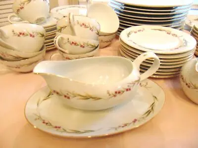 Vintage Prestige Fine China 60 Piece Dinnerware Set + Serving Japan Discontinued • $219.99