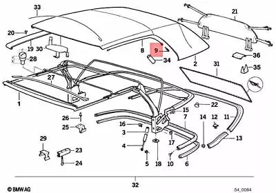 Genuine BMW Z3 M3 E30 E36 E46 318Ci 318i 320Cd 320Ci 320i Spring 54311932747 • $19.73