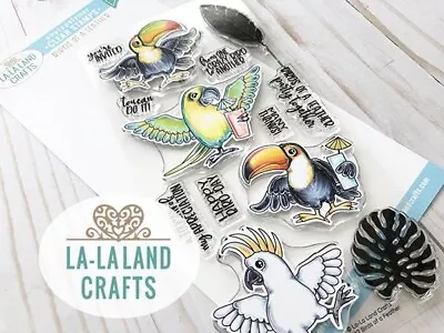 BIRDS OF A FEATHER-La-La Land Crafts Clear Photopolymer Stamp-Stamping Craft • $24.99