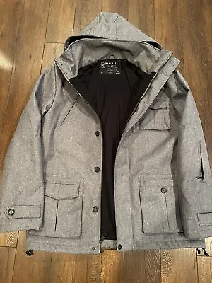 Marc Ecko Cut And Sew Coat Gray Deadly Threads Jacket Mens Size Large Peacoat • $30