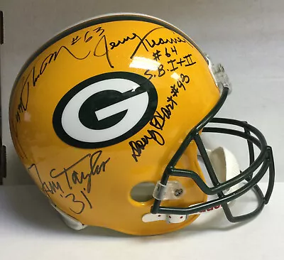 Green Bay Packers Greats Signed Full Size Helmet  Taylor Hornungkramer Jsa  • $799.99