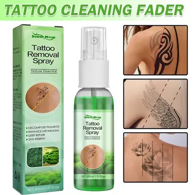 $5.45 • Buy Quick Tattoo Removal Cream Natural Safe Pigment Permanent Cleaning Remover Spray