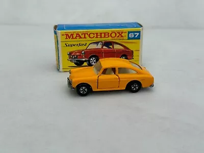 Matchbox Superfast NO 67 VW 1600 TL PRE-COLOUR PRO ORANGE N M BOX ( VHTF!! • $565