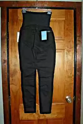 7 For All Mankind - Secret Fit Belly b(air) Black Maternity Jeans Size 30 NWT • $19.99