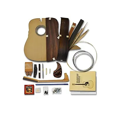 Martin 18kith Rosewood Dreadnought Herringbone Body Inlay Diy Guitar Kit Nib • $629.99