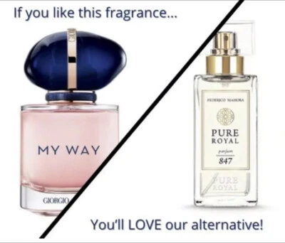 £17 • Buy FM 847 Pure Royal 50ml Inspired By My Way - FREE DELIVERY