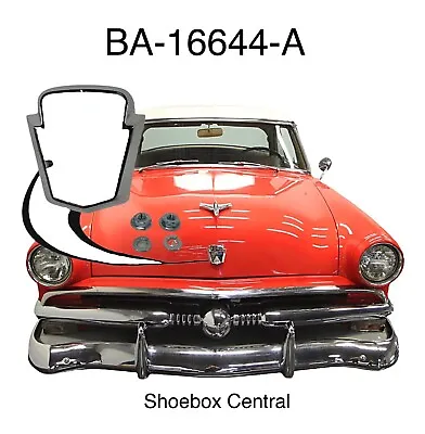 1952 1953 1954 Ford Hood Emblem Chrome Retainer Bezel • $44.20
