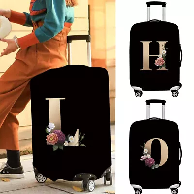 Letter Travel Trolley Case Cover Protector Suitcase Cover Luggage Storage Cover • £7.98