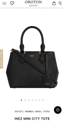 $170 • Buy Oroton Inez City Mini Tote With Matching Coin Purse And Pouchette