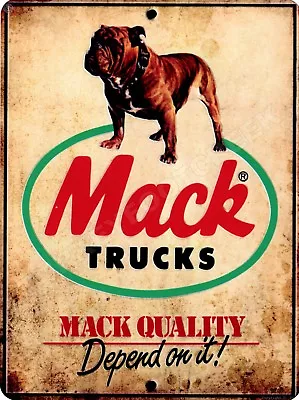 Mack Trucks 9  X 12  Metal Sign • $14.99