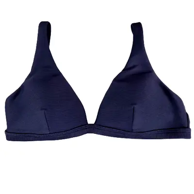 $29.95 • Buy MILEA Resort Womens Sz 14 Mini Rib Tri Bikini Top Navy Blue Ink BNWT RRP $99.95