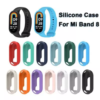 Smartwatch Silicone Case Bumper Cover Soft Protective For Xiaomi Mi Band 8 • $6.82