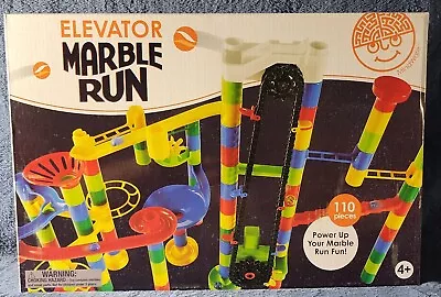💥 Mindware Elevator Marble Run 110 Pieces Motorized Ages 4+🆕️👌 • $39.99