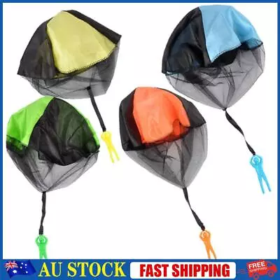 Hand Throwing Kids Mini Play Parachute Toy Man Model Outdoor Sports Toys • $8.96