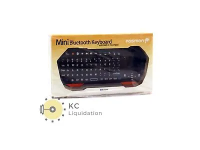 Fosmon 30FT Mini Wireless Bluetooth Keyboard Touchpad For IOS Android Windows • $23.99