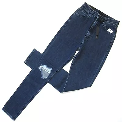 NWT J Brand 1212 Runway Straight In Experience Destruct Super High Rise Jeans 31 • $72