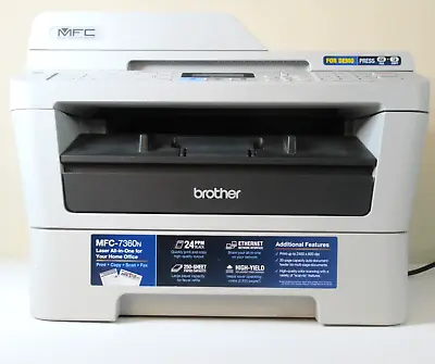 Brother MFC-7360N All-In-One Monochrome Laser Printer Tested 18738 Pages • $97.99