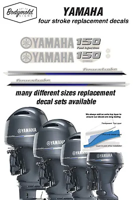 YAMAHA  150HP Fuel Injected  Four Stroke 2013 Outboard Decals • $109.65